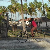 Zanzibar - Jambiani - Boy on bike